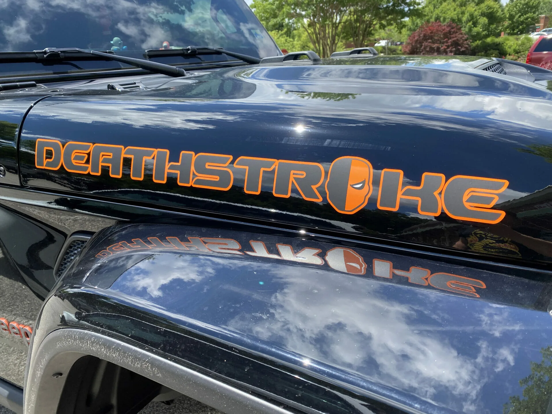 Professional vinyl wrap installation example