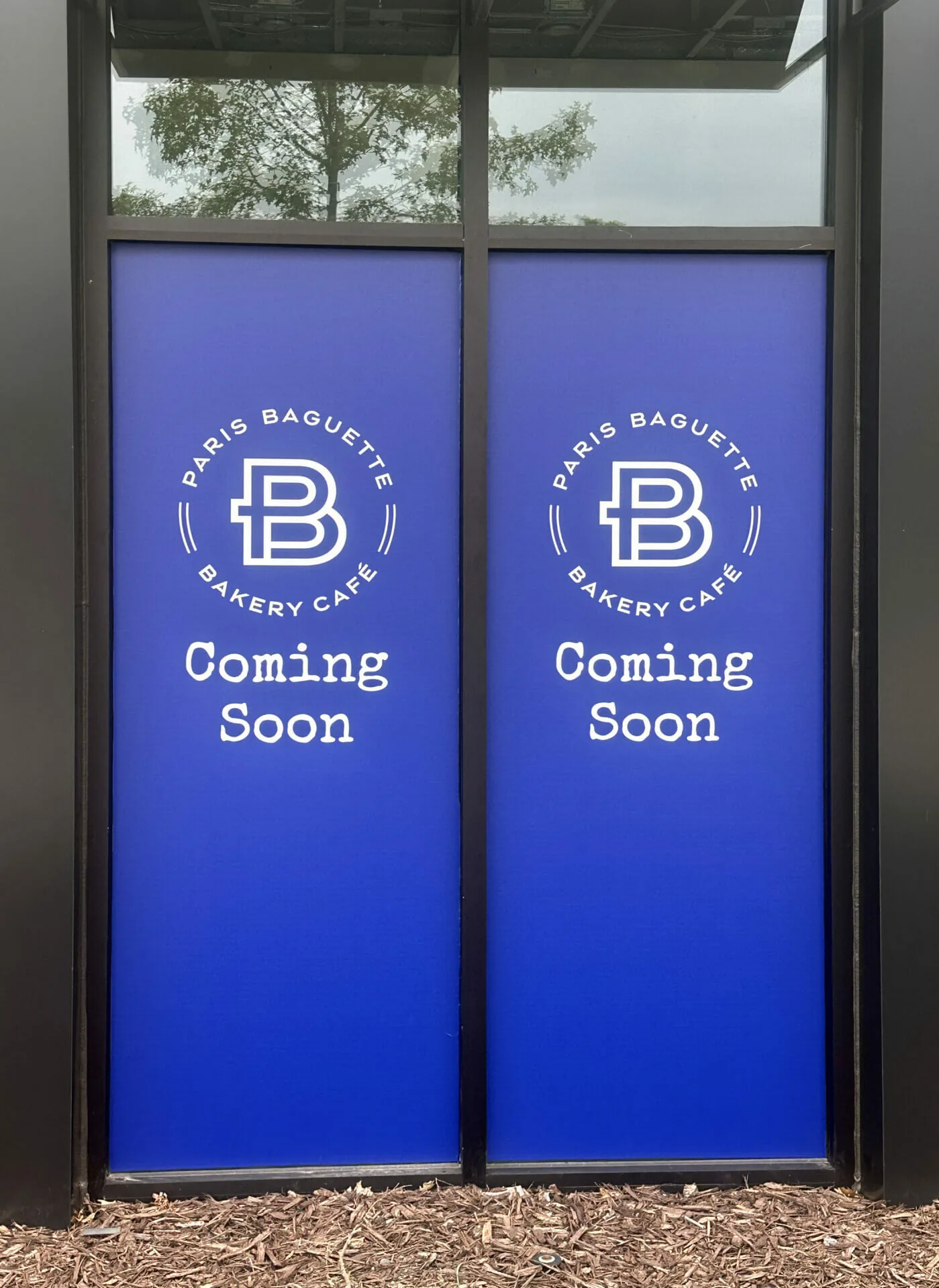 Coming soon door wraps