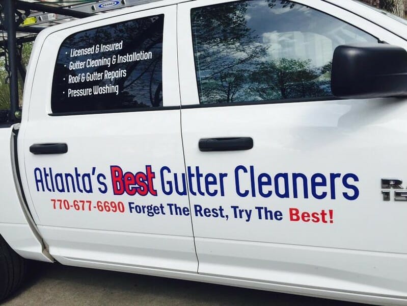 Gutter Cleaning Service Truck